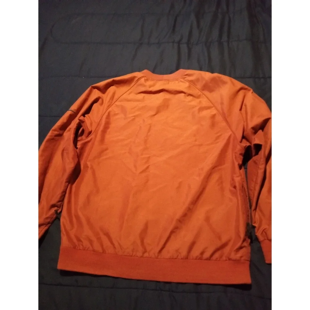 Nike Golf Shirt Mens Large Red‎ Golf Crew neck Pullover Performance Dri Fit